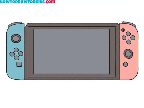 How to Draw a Nintendo Switch - Easy Drawing Tutorial For Kids Drawing ...