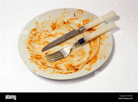 dirty plate Stock Photo - Alamy