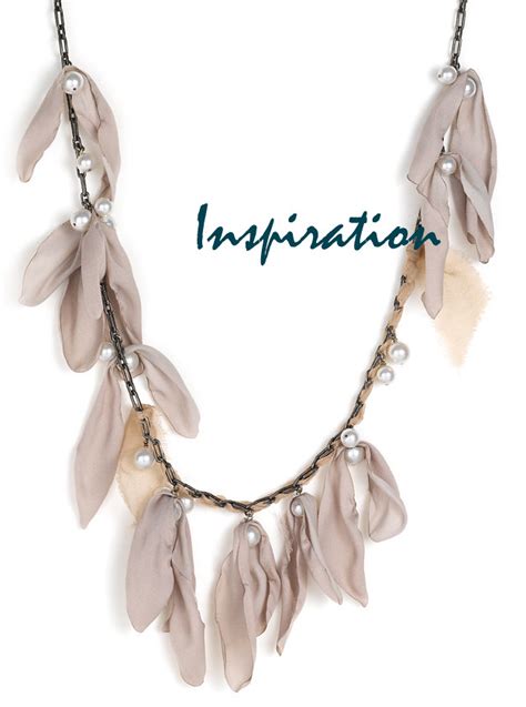 Lavin drop pearl chain necklace - inspiration for diy | Flickr