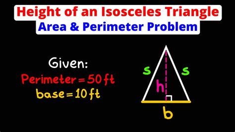 Isosceles Triangle Height