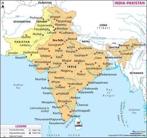 Map Of India Bangladesh And Pakistan - Map Of The United Kingdom