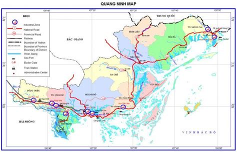 Bản đồ tỉnh Quảng Ninh – Quang Ninh map - EU-Vietnam Business Network (EVBN)