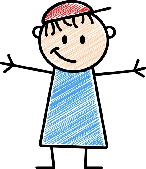 Download Kid, Boy, Stick Figure. Royalty-Free Stock Illustration Image - Pixabay