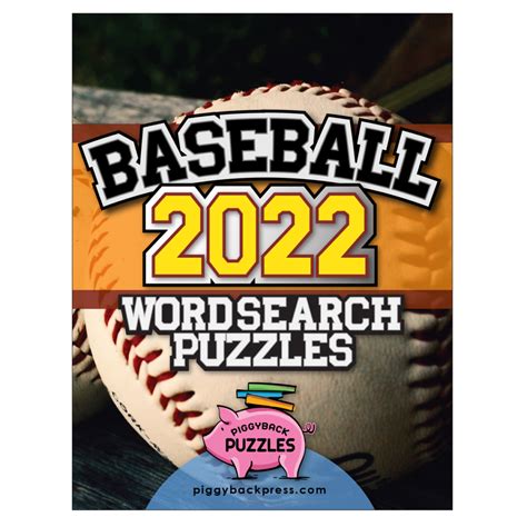 FREEBIES: MLB 2022 Word Search Puzzles - Piggyback Press