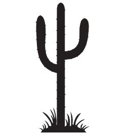 Saguaro Cactus Silhouette at GetDrawings | Free download