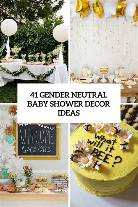 41 Gender Neutral Baby Shower Décor Ideas That Excite - DigsDigs