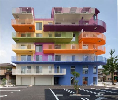 Colorful Building in Nagoya Japan | Architecture, Colour architecture ...