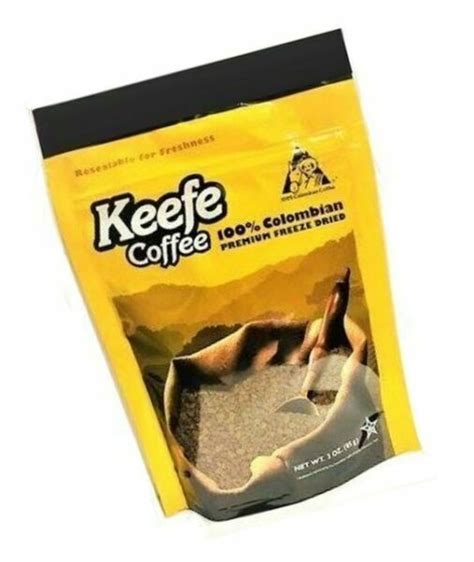 Keefe Coffee 100 Colombian Premium Freeze Dried Coffee 3oz Bag for sale ...