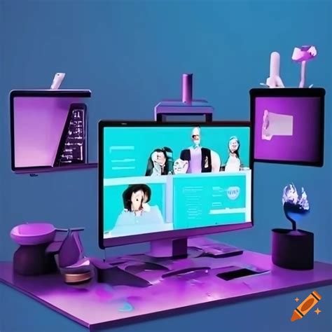 Madex group digital marketing agency showcasing services and skills with employees in a modern ...