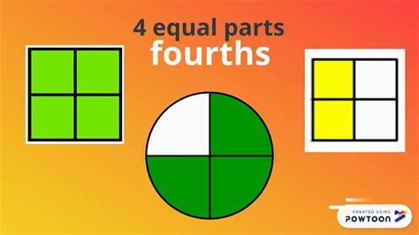 Fractions, Equal Parts of a Whole - YouTube