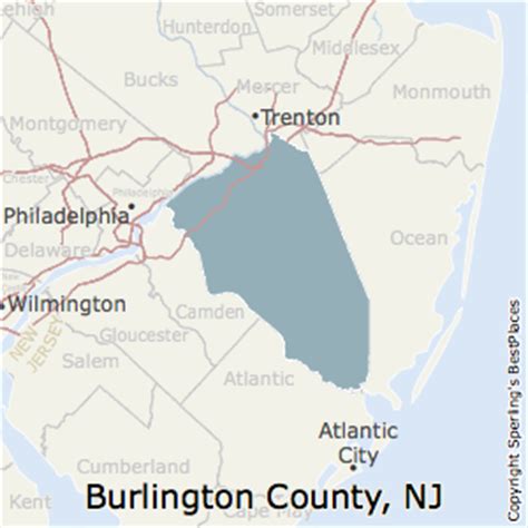 Map Of Burlington County Nj - Maping Resources