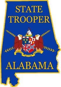 Alabama State Trooper Reflective Vinyl Decal Car Sticker Sheriff Police ...