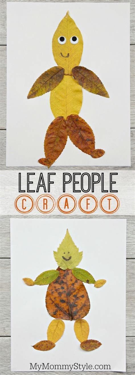 This leaf art project can be used along with a lesson about leaves. This craft great for kids in ...