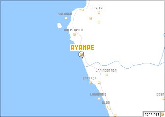 Ayampe (Ecuador) map - nona.net