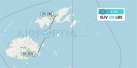 FJ32 Flight Status Fiji Airways: Suva to Labasa (FJI32)