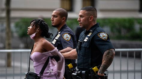 Black Lives Matter Protesters Arrested Outside of the Met Gala 2021 | Teen Vogue