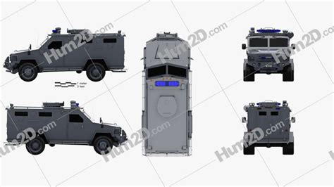 Lenco BearCat 2005 Blueprint in PNG - Download Vehicles Clip Art Images