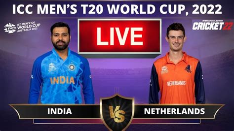 🛑Hindi🛑LIVE- INDIA vs NETHERLANDS T20🛑IND vs NED🛑CRICKET 22 GAMEPLAY🛑LIVE MATCH STREAMING🏏🏆🏏 ...