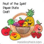 Fruit of the Spirit Paper Plate Basket Craft - Printable Craft Patterns