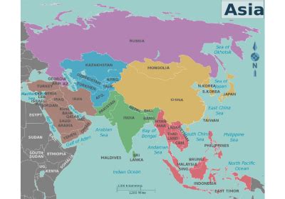 Asian Countries | List, Capitals & Regions - Video & Lesson Transcript ...