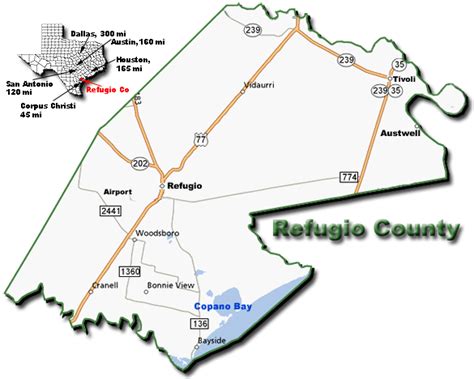 County Maps | Refugio County Chamber of Commerce