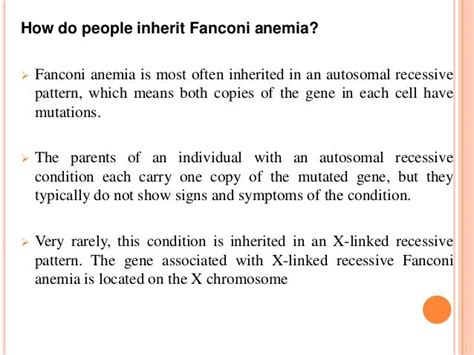 Fanconi anemia