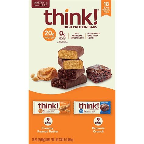 Think Thin Protein Bars Nutrition Label - Trovoadasonhos