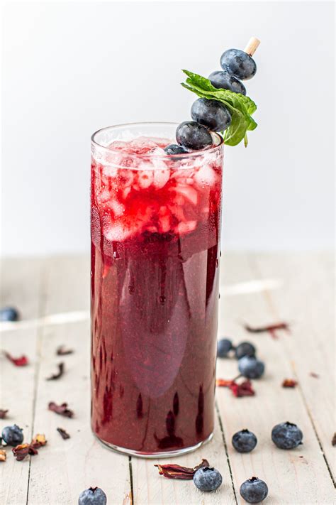 Hibiscus & Blueberry Agua Fresca Recipe | Meiko and The Dish