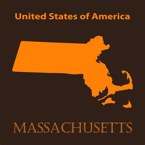 100,000 Massachusetts map Vector Images | Depositphotos