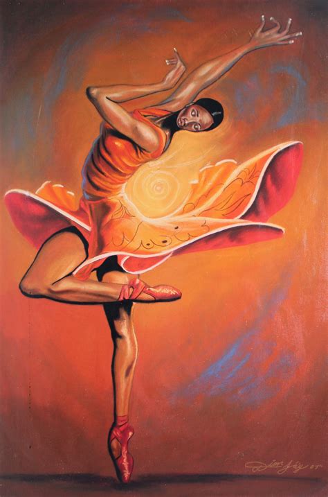 Ballerina Girl by Dion J. Pollard | Ballet art, Dance art, Dance paintings