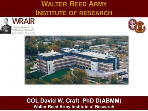 PPT - Walter Reed Army Institute of research PowerPoint Presentation, free download - ID:3328519