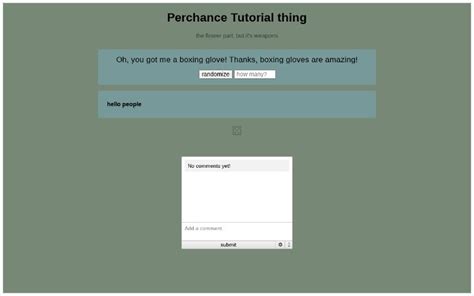 Perchance Tutorial thing ― Perchance Generator