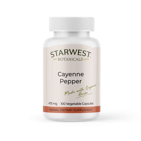 Cayenne Pepper Capsules