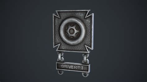 3D model Driver Mechanic Badge VR / AR / low-poly | CGTrader