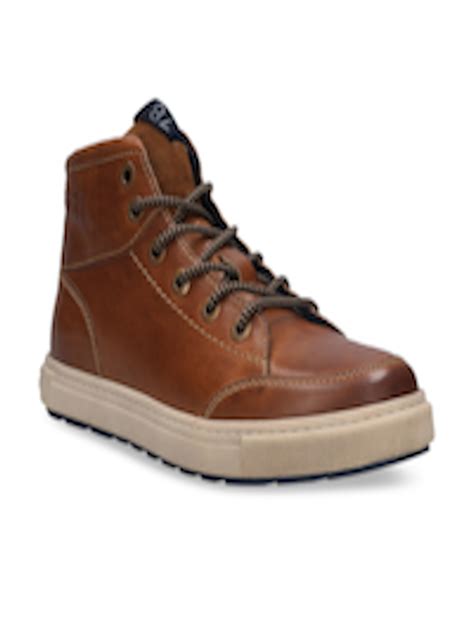 Buy Bugatti Men Brown Solid Regular Boots - Boots for Men 19992960 | Myntra