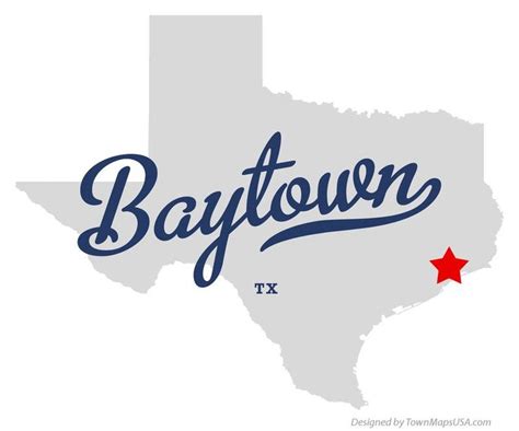 Map of Baytown Texas TX | Baytown texas, Baytown, Texas map