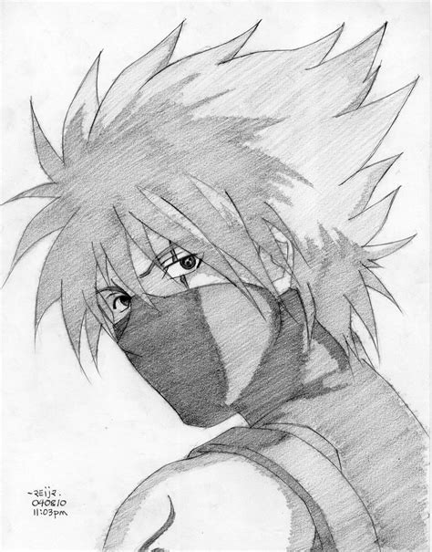 Naruto Pencil Drawing at GetDrawings | Free download