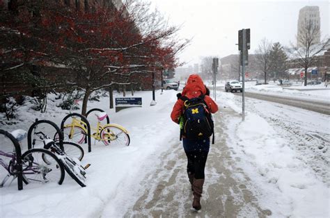 University of Michigan cancels classes Tuesday due to extremely cold weather in Ann Arbor ...