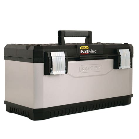 23 in. FATMAX® Gray Metal Plastic Toolbox - 023180R | STANLEY Tools