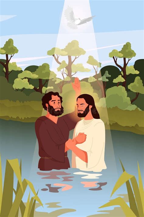 The Baptism Of Jesus Clipart