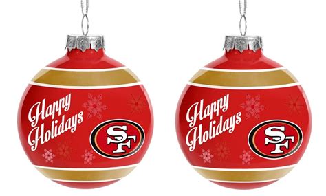 Forever Collectibles NFL Christmas Ornaments | Groupon