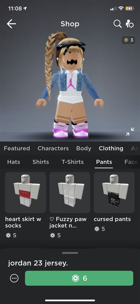 Pin by Tanaja Dawkins on roblox outfits | Fuzzy, Jordan 23 jersey, T shirt