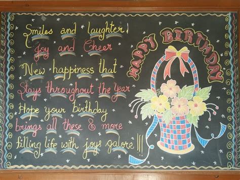 Chalkboard Birthday Sign