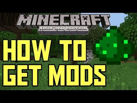 Minecraft xbox 360 | how to get mods - YouTube