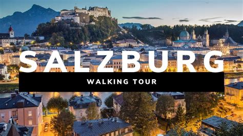 Salzburg Walking Tour | Tourist Attraction Austria 4K - YouTube