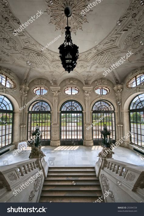 Interior Belvedere Palace Viennageneral Entrance Stairs Stock Photo 25594729 | Shutterstock