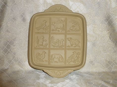 Brown Bag Cookie Art 1993 Hill Design Cookie Tray Animal Design