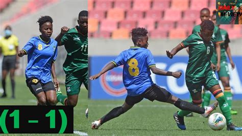 2021 COSAFA Women's Championship – Tanzania W Vs Zambia W –Penalty (3 ...