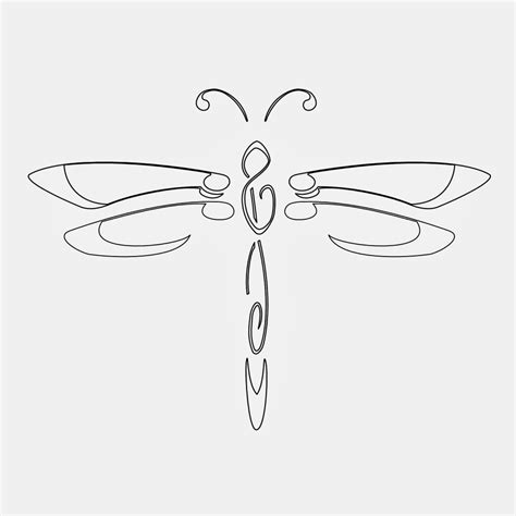 Tattoos Book: +2510 FREE Printable Tattoo Stencils: Dragonfly tattoo stencils