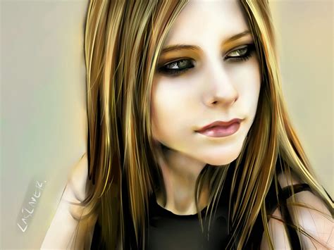 Avril Lavigne the Smokey Eye Makeup | Wallpapers Collection